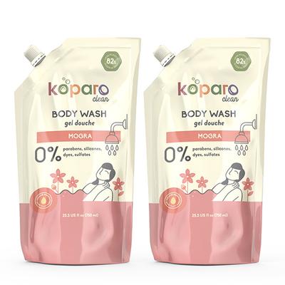 Kopara Clean Body Wash Refill Pack (Pack of 2 x 750 ml) - Mogra - Shower Gels & Body Wash