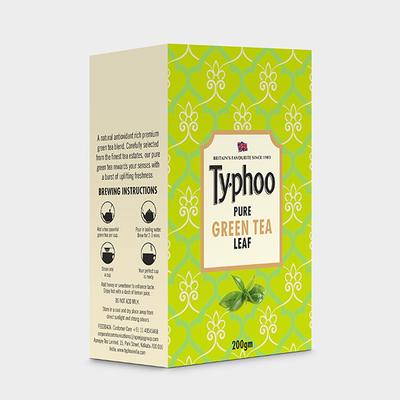 Typhoo Pure Green Tea Leaf Tea Bag 200 gm - Herbal/Green Teas