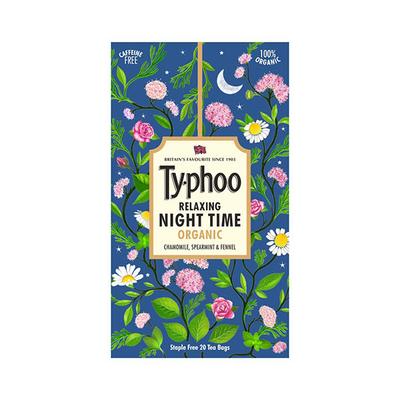 Typhoo Organic Relaxing Night Time Tea Bag 20's - Herbal/Green Teas