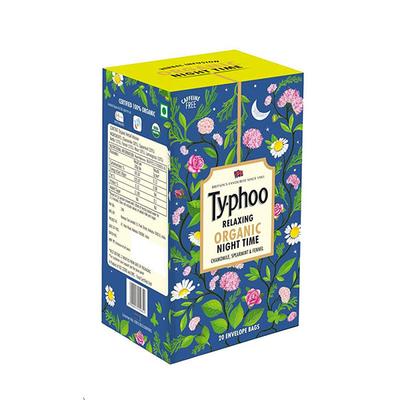 Typhoo Organic Relaxing Night Time Tea Bag 20's - Herbal/Green Teas