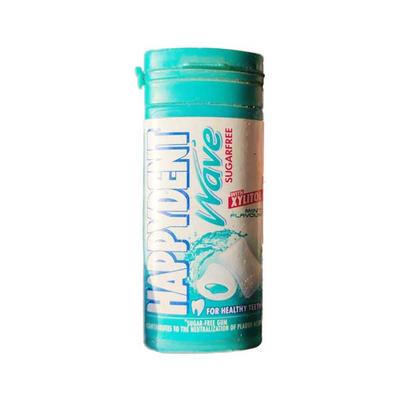 Happydent Wave with Xylitol Bubble Gum (SF) - Mint Flavour 30.6 gm - Mouth Refreshners