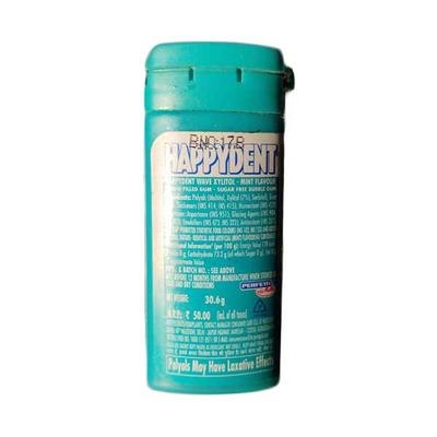 Happydent Wave with Xylitol Bubble Gum (SF) - Mint Flavour 30.6 gm - Mouth Refreshners