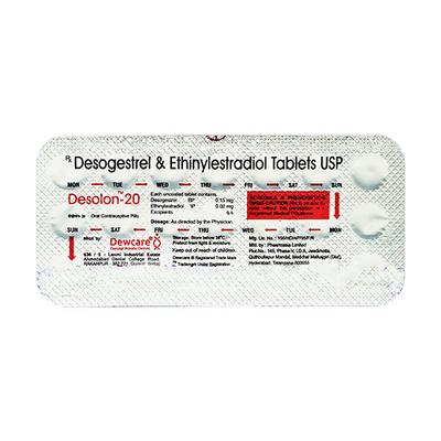 DESOLON 20 Tablet 21's - Hormonal Therapy-Oth