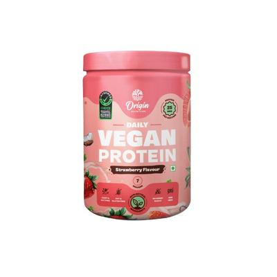 Origin Nutrition Vegan Protein Powder - Strawberry Flavour 290 g - Whey Proteins
