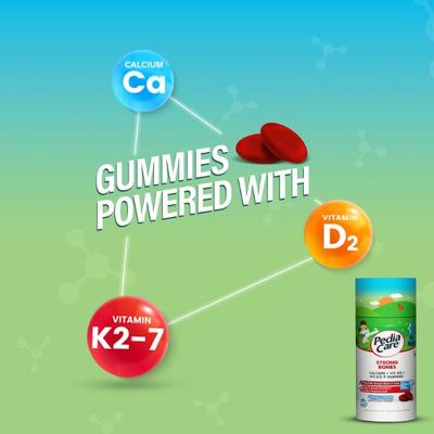 PediaCare Strong Bones Gummies 60's - Calcium And Minerals