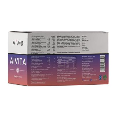 Aiwo Aivita Vitamin and Minerals with Ginkgo Biloba Tablet 100's - Multi-Vitamins