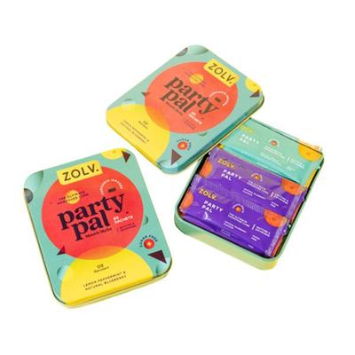 Zolv Party Pal Sugar Free Mouth Melts Sachet - Lemon Peppermint & Blueberry 20's - General Health