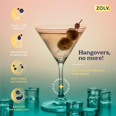 Zolv Party Pal Sugar Free Mouth Melts Sachet - Lemon Peppermint & Blueberry 20's - General Health