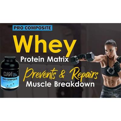 Can Pro Composite Whey Protein Matrix Powder 2 kg - Whey Proteins