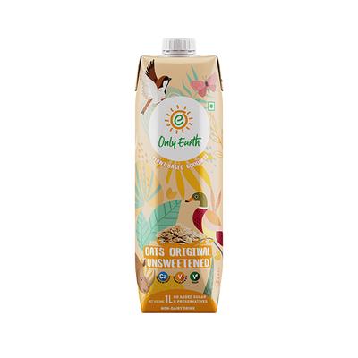 Only Earth Oats Milk - Original Unsweetened 1 litre - General Health