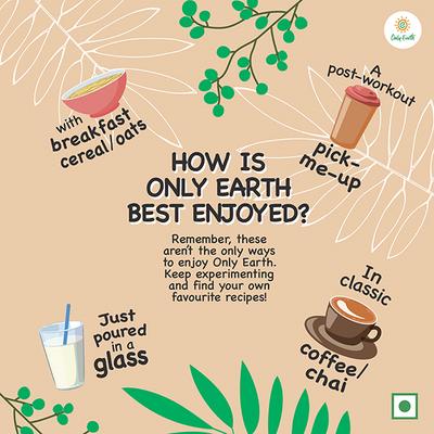 Only Earth Oats Milk - Original Unsweetened 1 litre - General Health