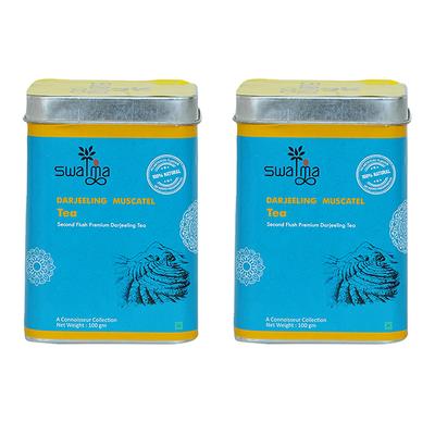 Swatma Premium Darjeeling Muscatel Tea Powder (Pack of 2 x 100 gm) - Teas