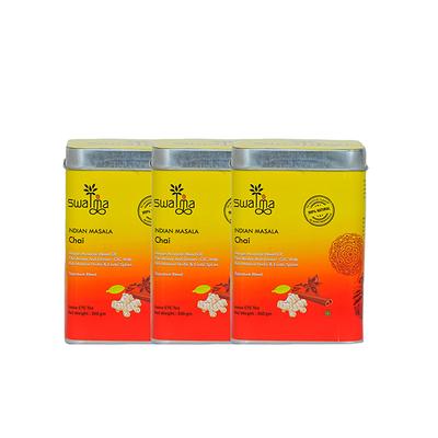 Swatma Indian Masala Chai Powder (Pack of 3 x 200 gm) - Teas