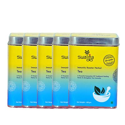 Swatma Immunity Booster Herbal Tea Powder (Pack of 5 x 100 gm) - Teas