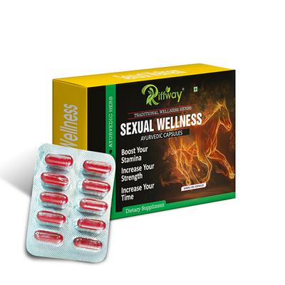 Riffway Sexual Wellness 500 mg Ayurvedic Capsule 10's - Sexual Healthcare