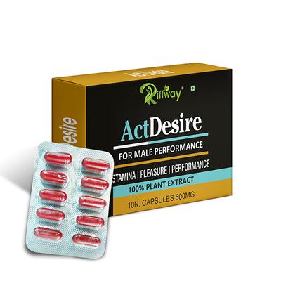 Riffway Act Desire 500 mg Capsule for Men 10's - Sexual Healthcare
