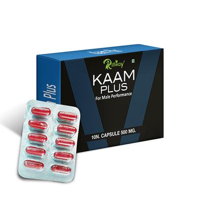 Riffway Kaam Plus 500 mg Capsule for Men 10's - Sexual Healthcare