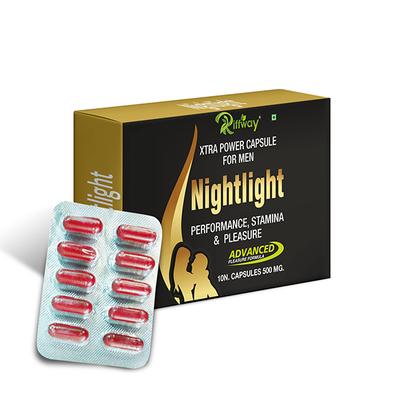 Riffway Night Light 500 mg Capsule for Men 10's - Sexual Healthcare
