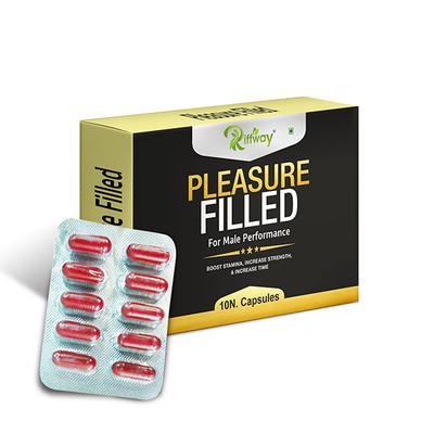 Riffway Pleasure Filled Capsule for Men 10's - Sexual Healthcare