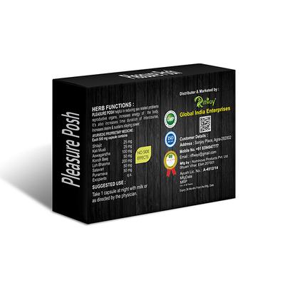 Riffway Pleasure Posh 500 mg Capsule for Men 10's - Sexual Healthcare