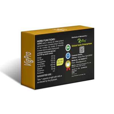 Riffway Vig Pro 500 mg Capsule for Men 10's - Sexual Healthcare