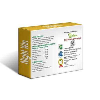 Riffway Night Win 500 mg Capsule 10's - Sexual Healthcare