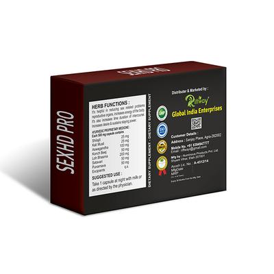 Riffway SexHd Pro 500 mg Capsule 10's - Sexual Healthcare