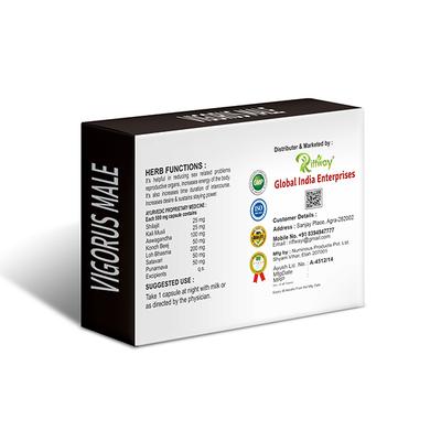 Riffway Vigorus Male 500 mg Capsule 10's - Sexual Healthcare