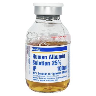 BAXALTA HUMAN ALBUMIN 20% Solution 100ml - Supplements-Int