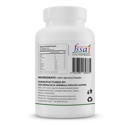 Goldenacacia Herrbals Spirulina Powder 50 gm - Pure Herbs