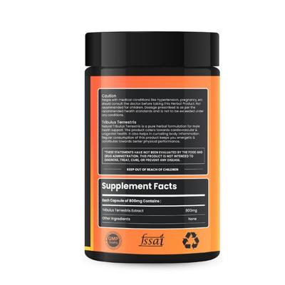 Pro Nutrition & Fitness Tribulus Performance Enhancer 800 mg Dietary Supplement Capsule 90's - General Health