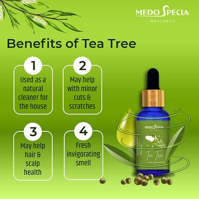 Medo Specia Pure Steam Distilled Essential Oil -Tea Tree Oil 15 ml - Essential Oils