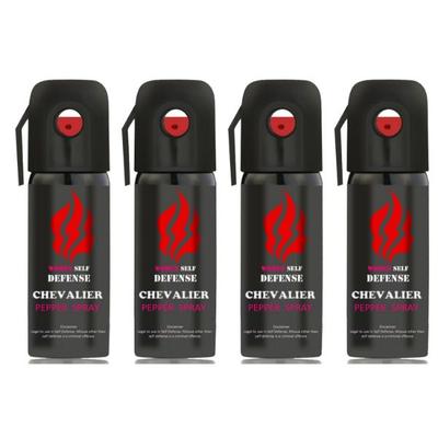 Chevalier Self Defense Pepper Spray for Women (Pack of 4 x 55 ml) - Others