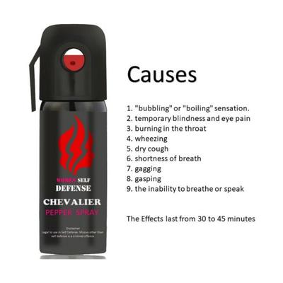 Chevalier Self Defense Pepper Spray for Women (Pack of 4 x 55 ml) - Others
