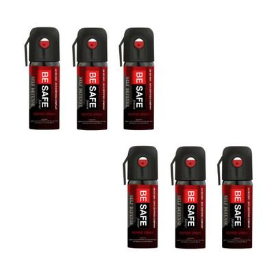 Be Safe Forever MAX Protection Self Defense Pepper Spray (Pack of 6 x 60 ml) - Others