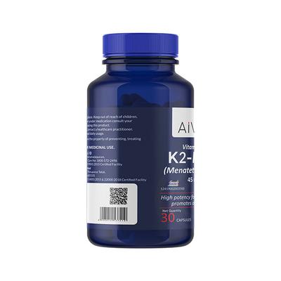 Aiwo Vitamin K2-MK4 45 mg Capsule 30's - Multi-Vitamins