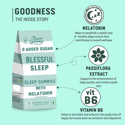 Power Gummies Blessful Sleep Gummies 60's - Multi-Vitamins