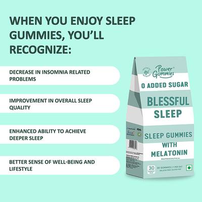Power Gummies Blessful Sleep Gummies 60's - Multi-Vitamins