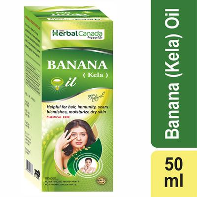 Herbal Canada Banana (Kela) Oil 50 ml - Pain Relief (Ayush)