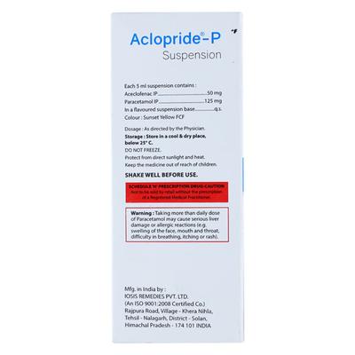 ACLOPRIDE P Suspension 60ml - Pain relief-Nsa