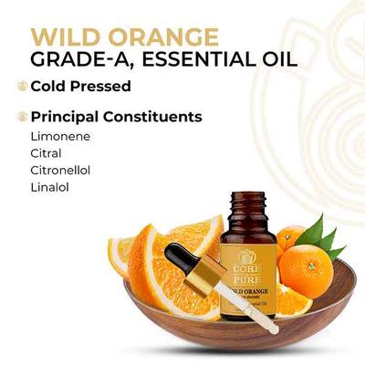 Core & Pure Grade A Essential Oil - Wild Orange 12 ml - Essential Oils