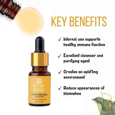 Core & Pure Grade A Essential Oil - Wild Orange 12 ml - Essential Oils