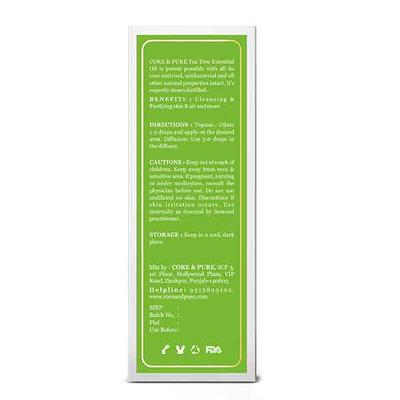 Core & Pure Grade A Essential Oil - Tea Tree 12 ml - Essential Oils