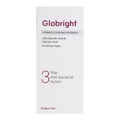 GLOBRIGHT 3 WAY ANTI-BACTERIAL ACTION ADVANCE CLEANSING Face Wash 100gm - Cleanser-Oth