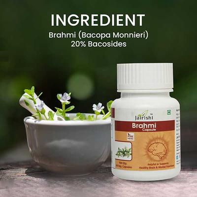 Jairishi Brahmi Veg Capsule 60's - Speciality Medicines