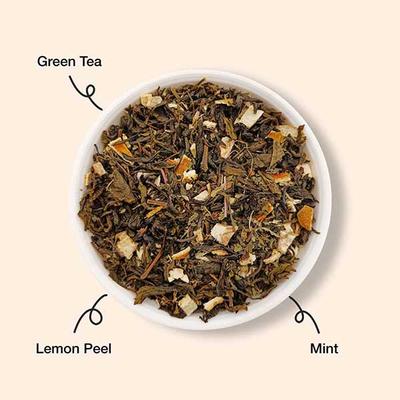 The Infused Kettle Summer Cooler Green Tea Leaves - Lemon Mint 50 gm - Teas