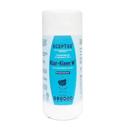 Sceptre Klor Kleen W Disinfection Wipes 100's - Tissues & Wipes