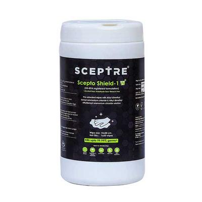 Sceptre Scepto Shield 1W Disinfectant Wet Wipes 50's - Tissues & Wipes