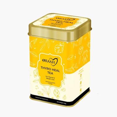 Oraah Thyro Heal Tea Powder - Ginger (Tin) 100 gm - Teas