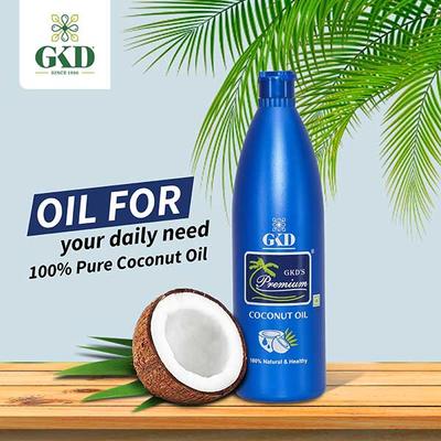 GKD's Premium Pure Coconut Hair Oil 500 ml - Hair Oils